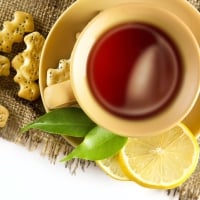 Lemon Tea And Cookies