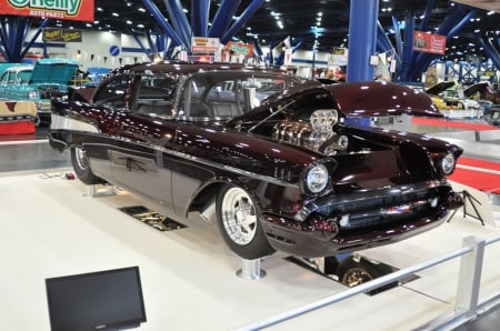 1957 Chevy Belair - classic, showcar, blown, pro street