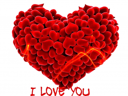 â™¥ HAPPY VALENTINE'S DAY â™¥ - love, valentine, heart, red