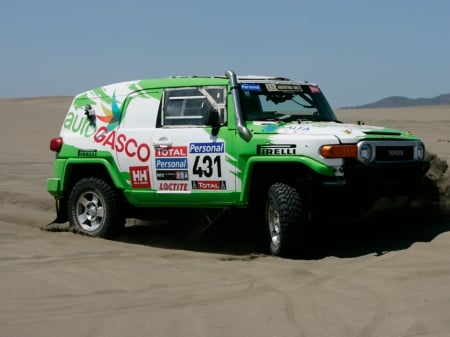 Toyota FJ Cruiser - rally, thrill, offroad, 4x4