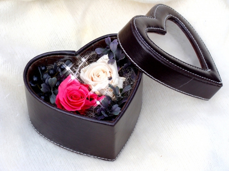 ♥ HAPPY VALENTINE'S DAY ♥ - roses, valentine, gift, box, love