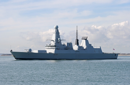 HMS Daring D32 - hms, daring, warship, royal, navy, royal navy, sea