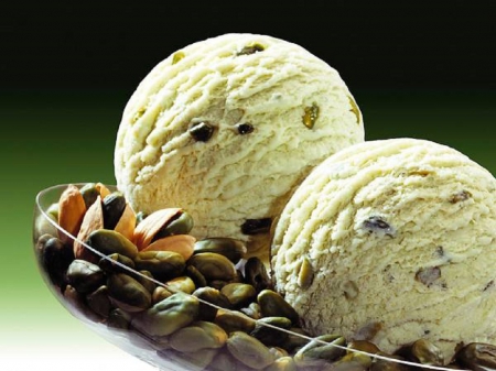 Pistachio Ice Cream - sweet, pistachio, food, ice cream