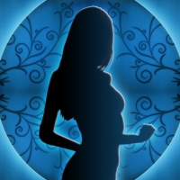 Blue Babe Silhouette