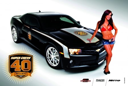 Super Chevy & Model - babe, black, 5thgen, gm