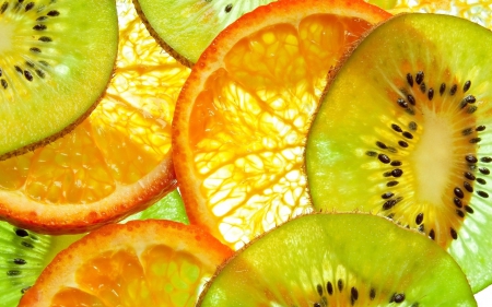 Fruit - yellow, fruits, orange, green, fruit