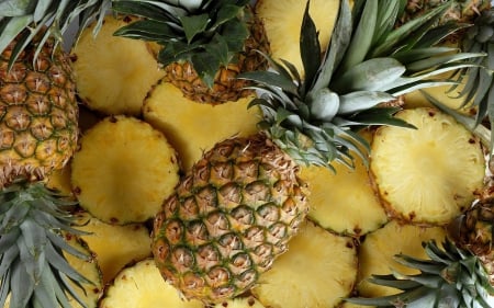 Pineapple - pineapple, yellow, fruits, pineapples, fruit