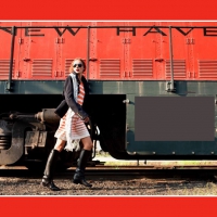 supermodel and a diesel locomotive engine