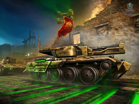 Tanki Online Game - game, war, tanks, 3D, action, army