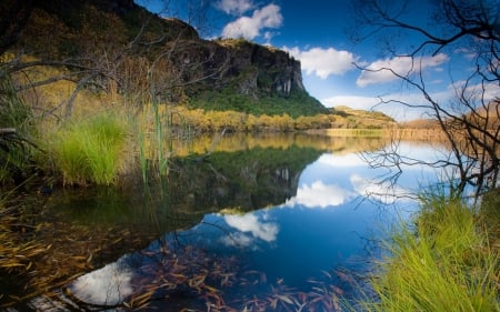 Diamond Lake II, New Zealand - lakes, nature, new zealand, mountains, diamond lake