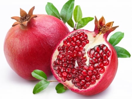 Pomegranate - delicious, red, food, fruit, nice, photo, fruits, healthy