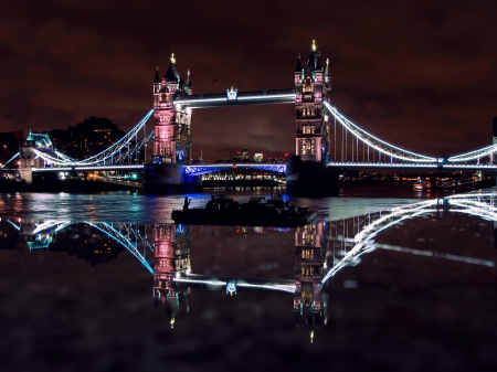 London - London, Tower, Bridge, Riwer, Thames