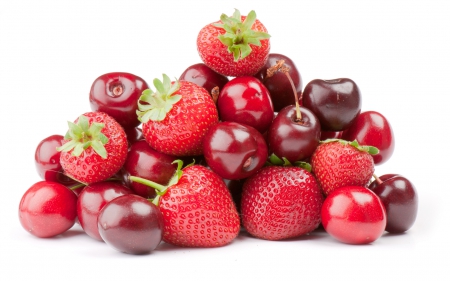 Strawberries - cherries, red berries, cherry, Strawberries, berry, berries, red berry, red, Strawberry