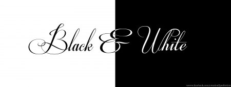 Black & White - typography, illustion, design, black and white, black and white design