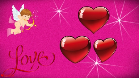 â™¥ Happy Valentines Day â™¥ - love, valentines, day, heart, happy