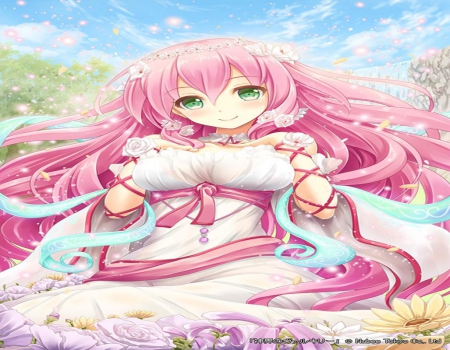 Cute Girl - pretty, cg, game, girl, cute, orginal, long hair, pink