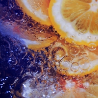 lemons in water