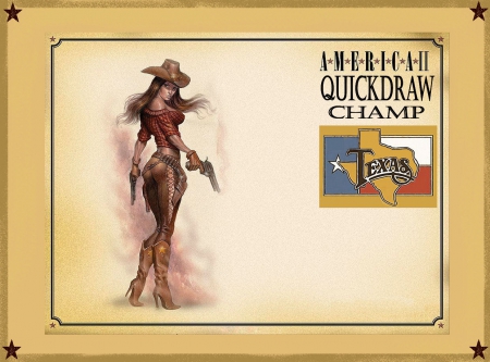 Cowgirl Quickdraw Champ