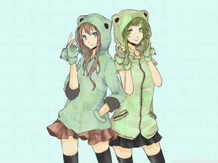 Friends for ever - Friend, cute, anime, Friends