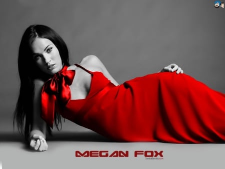 Megan Fox In Red - hot megan fox, sexy megan fox, megan fox, Megan Fox In Red