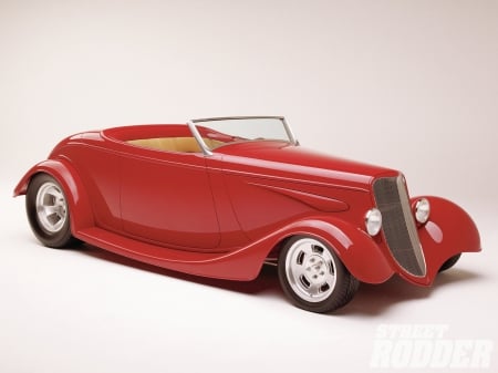 1933 American Speed Convertible - Red, 1933, Classic, Custom