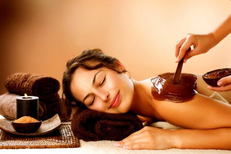 CHOCOLATE SPA - beauty, photo, model chocolate, spa