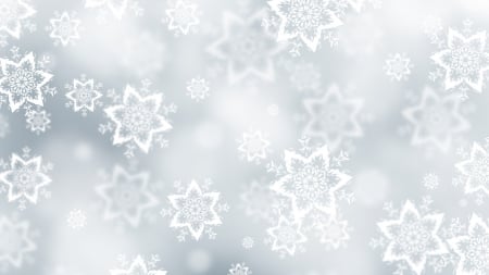 Snowflakes - Snowflake, gray, backgrounds, Snowflakes, Winter, background