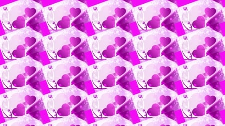 purple hearts - purple, other, violet, purple hearts