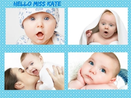 Hello Miss Kate - collage, people, baby, other