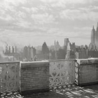 retro manhattan from balcony