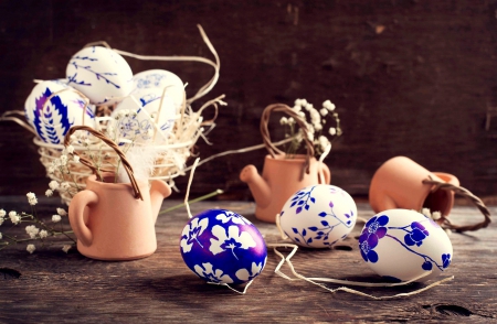 Still Life - eggs, flowers, easter, happy easter, egg, still life