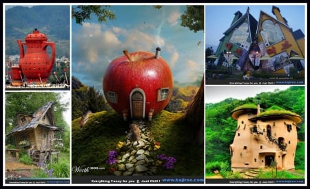 Funny Houses - architecture, houses, funny, funny houses