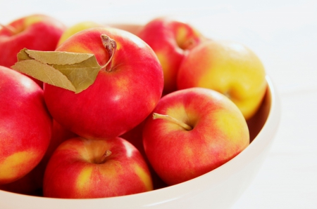 Apples - white, healthy, red, food, photo, apple