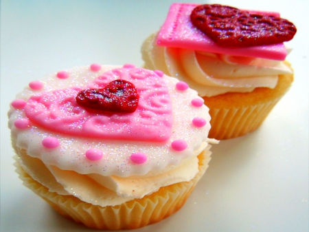 SWEET LOVE - love, shape, heart, cupcakes, valentine, sweet