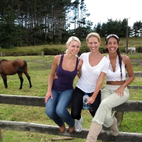 Cowgirls On A Fence