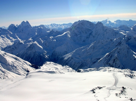 Winter - winter, mountain, cold, snow