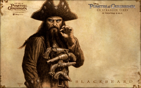 Blackbeard - blackbeard, on stranger, pirates of the caribbean, pirates of the caribbean on stranger