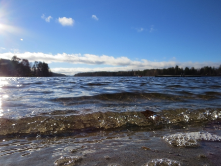 Lake - lake, water, summer, beach