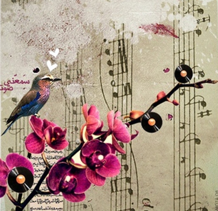 ♥ - abstract, flowers, music, collages