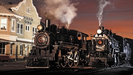 East Ely Station - locomotive, railroad, steamtrains, trains, steam