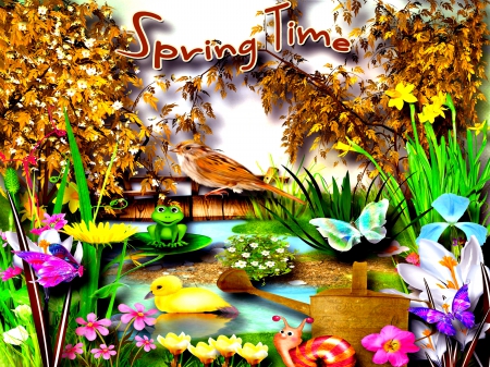 SPRING TIME - 3D and CG & Abstract Background Wallpapers on Desktop ...