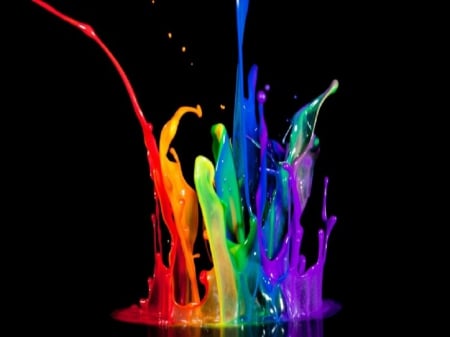 Colours - paint, art, colours, colourful