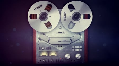 my first tape deck - tape deck, recording legal, akai, wallpaper