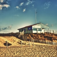 beach house on the dunes