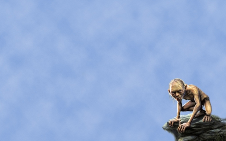 Gollum - gollum, wallpaper, the lord of the rings, movie