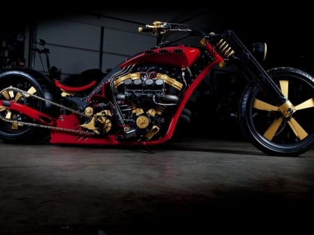 Chopper-HOT-Concept - harley, chopper, motorcycle, bike