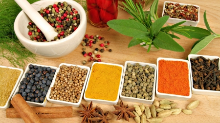 Herbs & Spices - herbs, photography, colorful, food, photo, spice