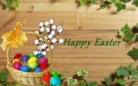 Happy Easter - eggs, colorful, easter, happy