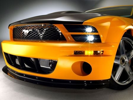 Ford Mustang Front Side - cars, ford, sport car, mustang