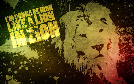 I'm gonna be... - music, lion, reggae